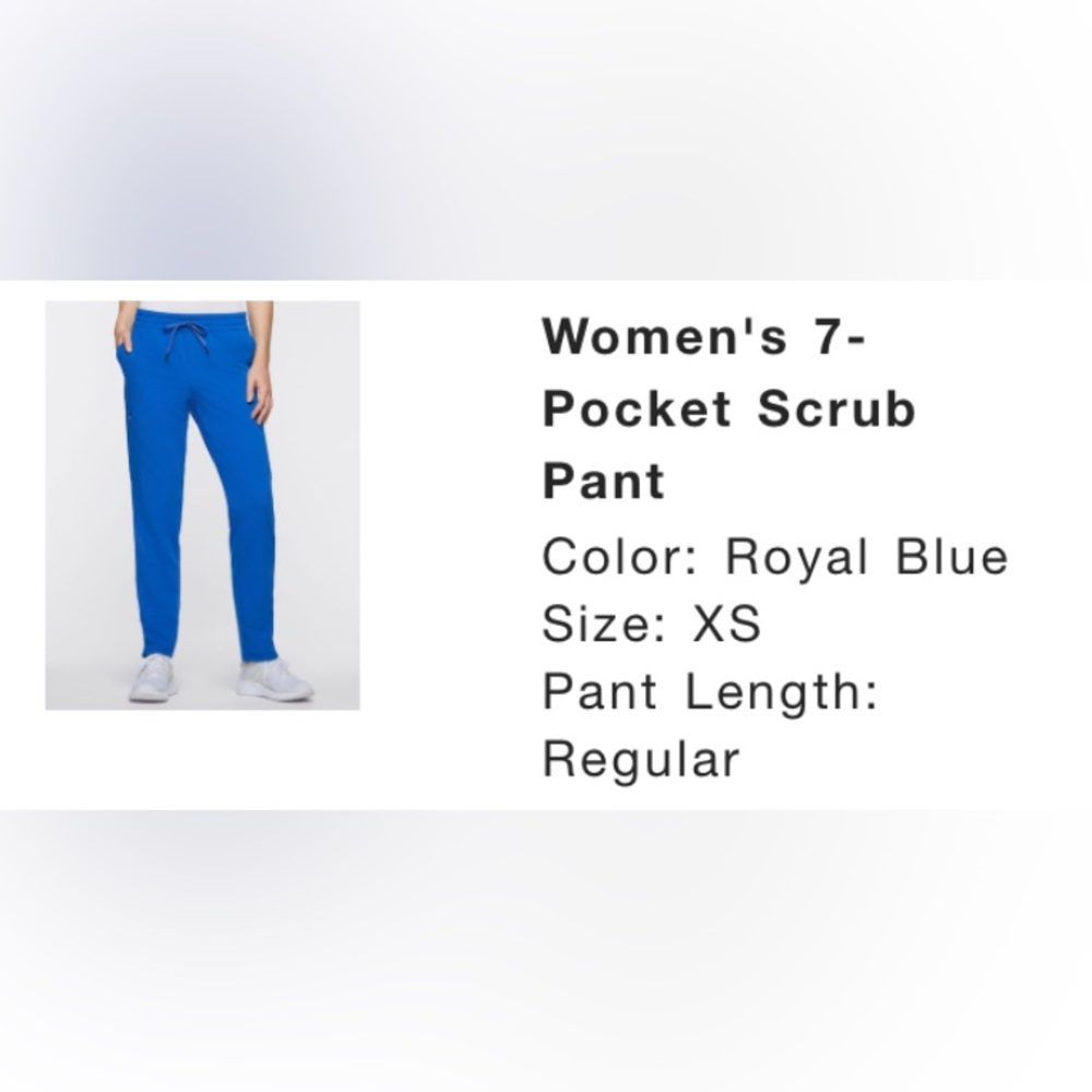 Set of 3 Januu Women's 7-Pocket Scrub Pant